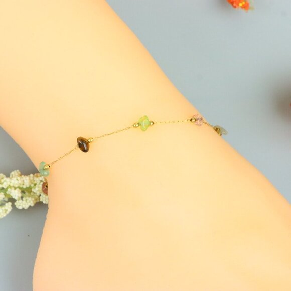 "Handmade Anklet – A Stylish Choice for Women, Thoughtful Gift Idea, EVCH1040 - Picture 4 of 9